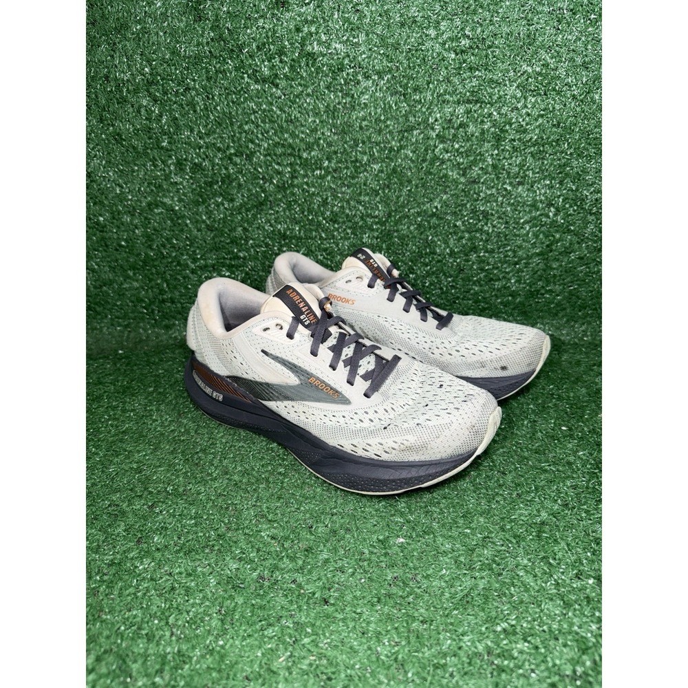 Brooks Womens Size 8 Adrenaline GTS 24 Grey Running Shoes Comfort Gym Sneakers - Picture 2 of 11
